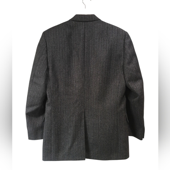 Men's Vintage Gray Virgin Wool Sport Coat - Picture 6 of 6